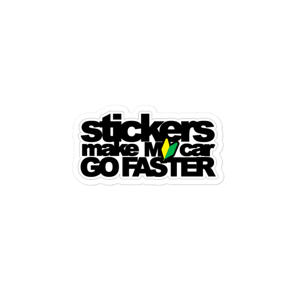 STICKERS MAKE MY CAR GO FASTER - ShopRevYourLifeTV