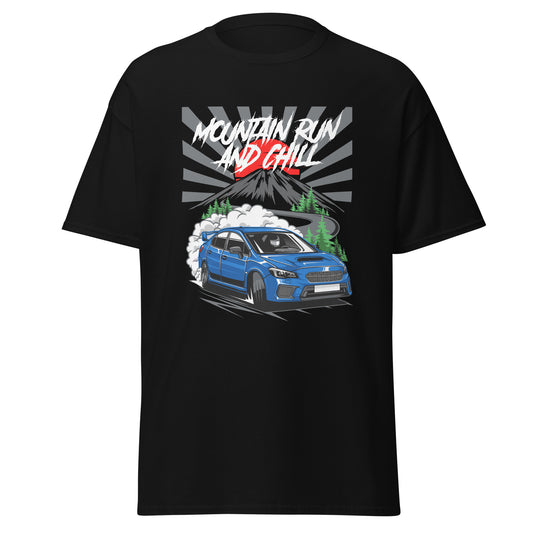 premium men's Japanese car t-shirts Subaru STi